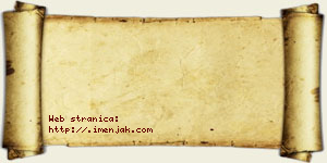 Anastasija Jakupi vizit kartica